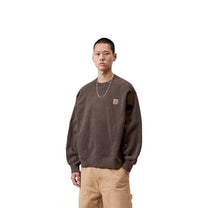 Carhartt WIP Vista Sweatshirt Tobacco, Garment dyed