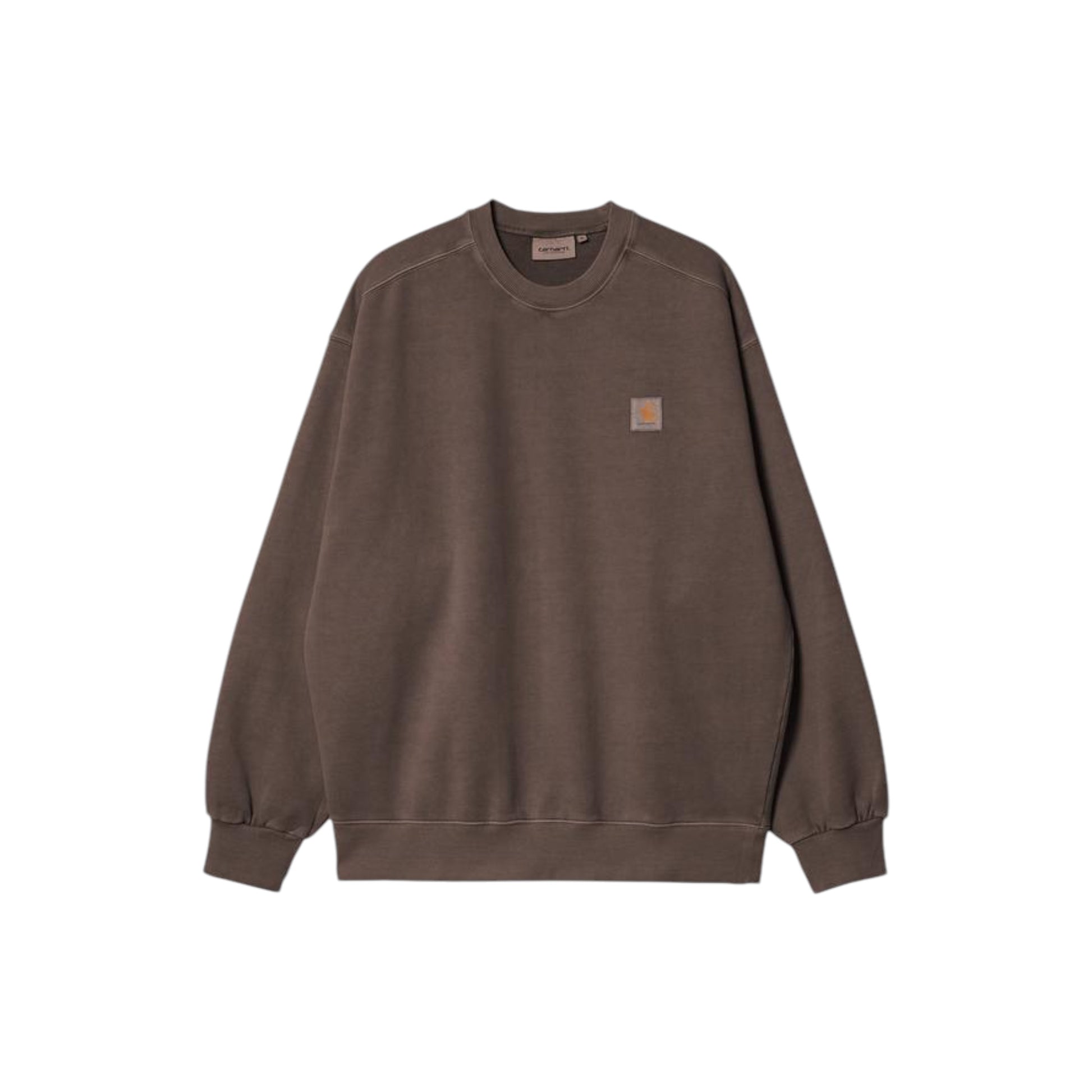 Carhartt WIP Vista Sweatshirt Tobacco, Garment dyed