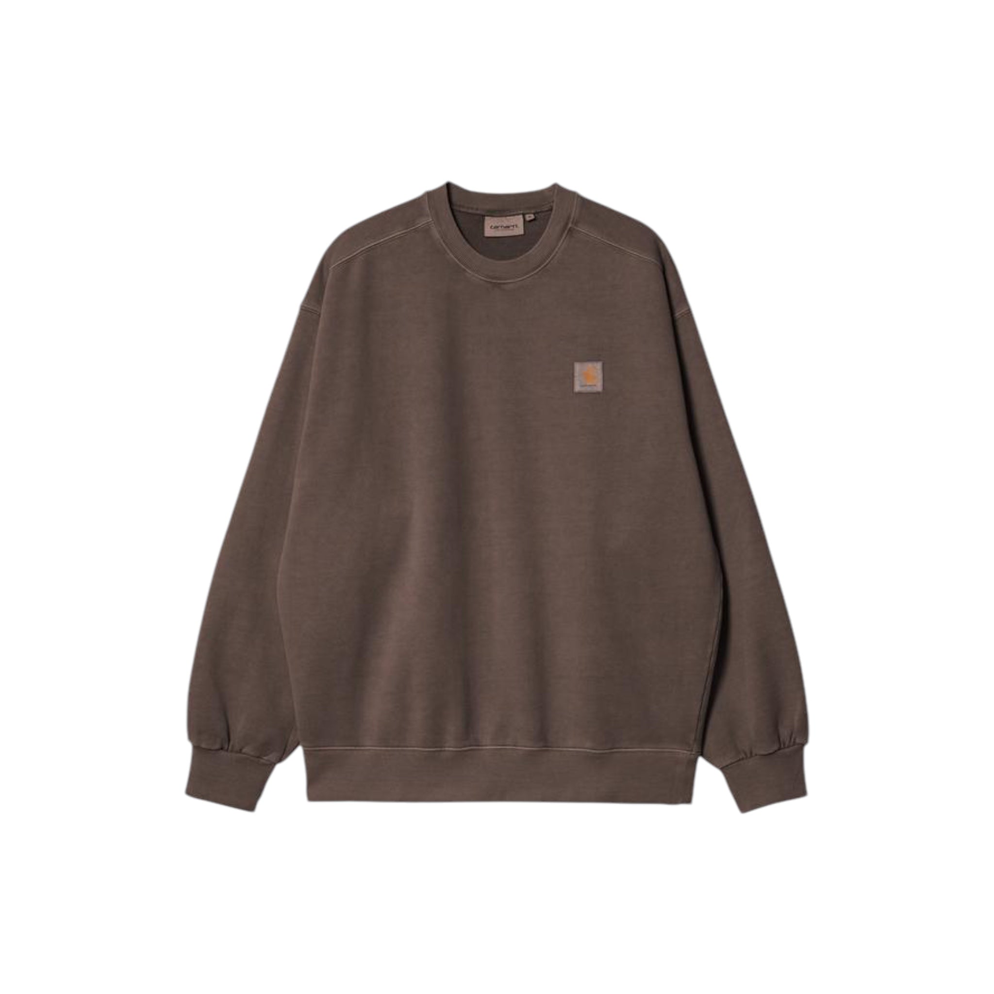 Carhartt WIP Vista Sweatshirt Tobacco, Garment dyed