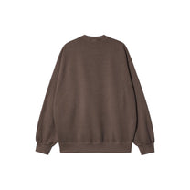 Carhartt WIP Vista Sweatshirt Tobacco, Garment dyed