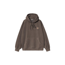 Carhartt WIP Hooded Vista Sweatshirt Tobacco, Garment dyed