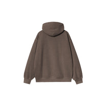 Carhartt WIP Hooded Vista Sweatshirt Tobacco, Garment dyed