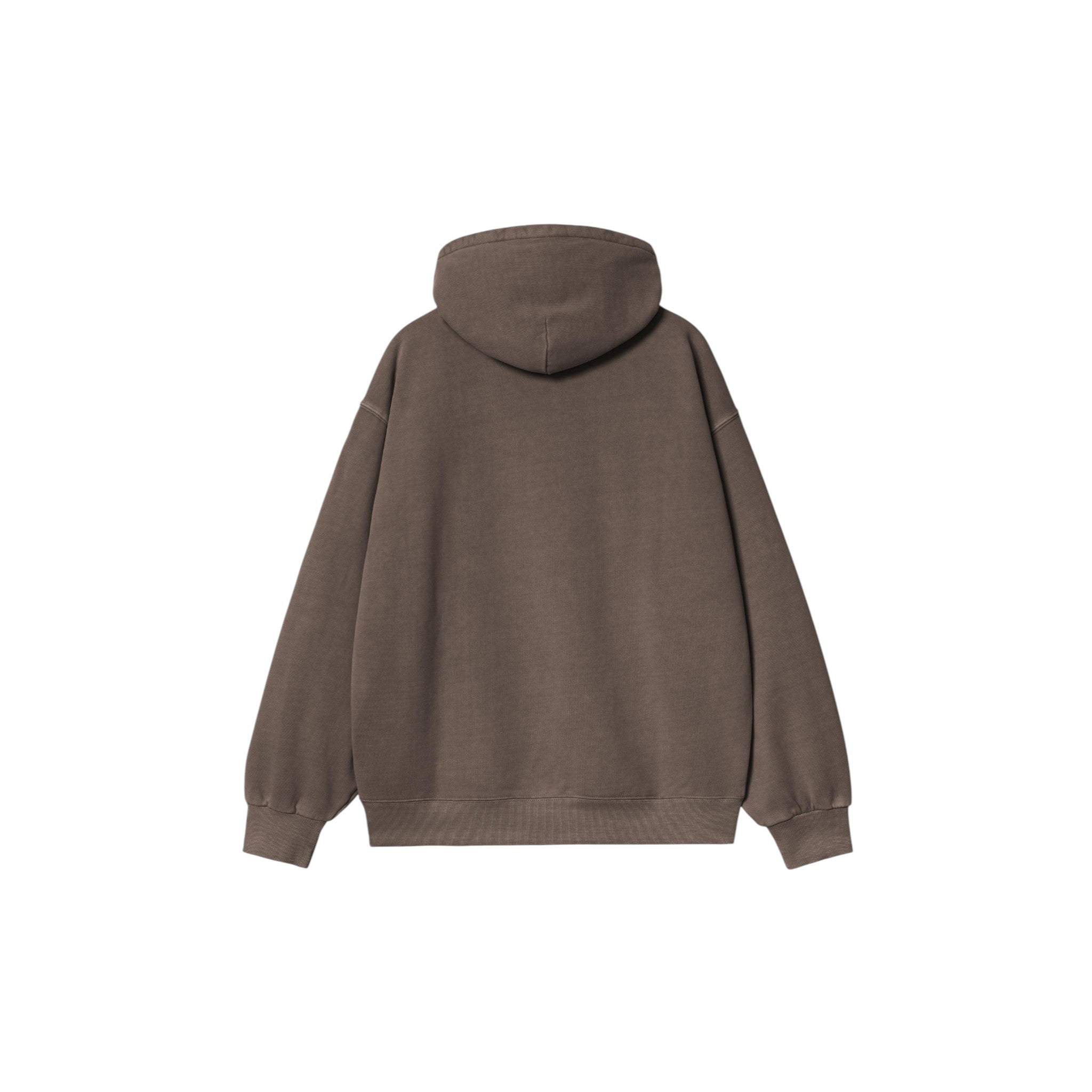 Carhartt WIP Hooded Vista Sweatshirt Tobacco, Garment dyed