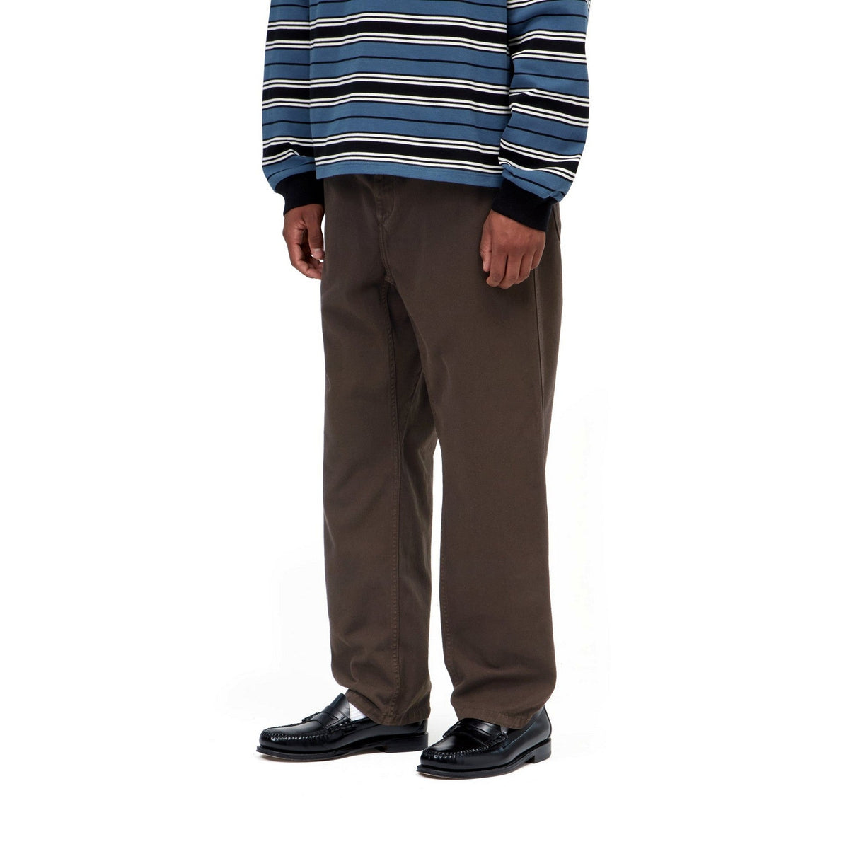 Carhartt WIP Flint Pant Tobacco, Garment dyed