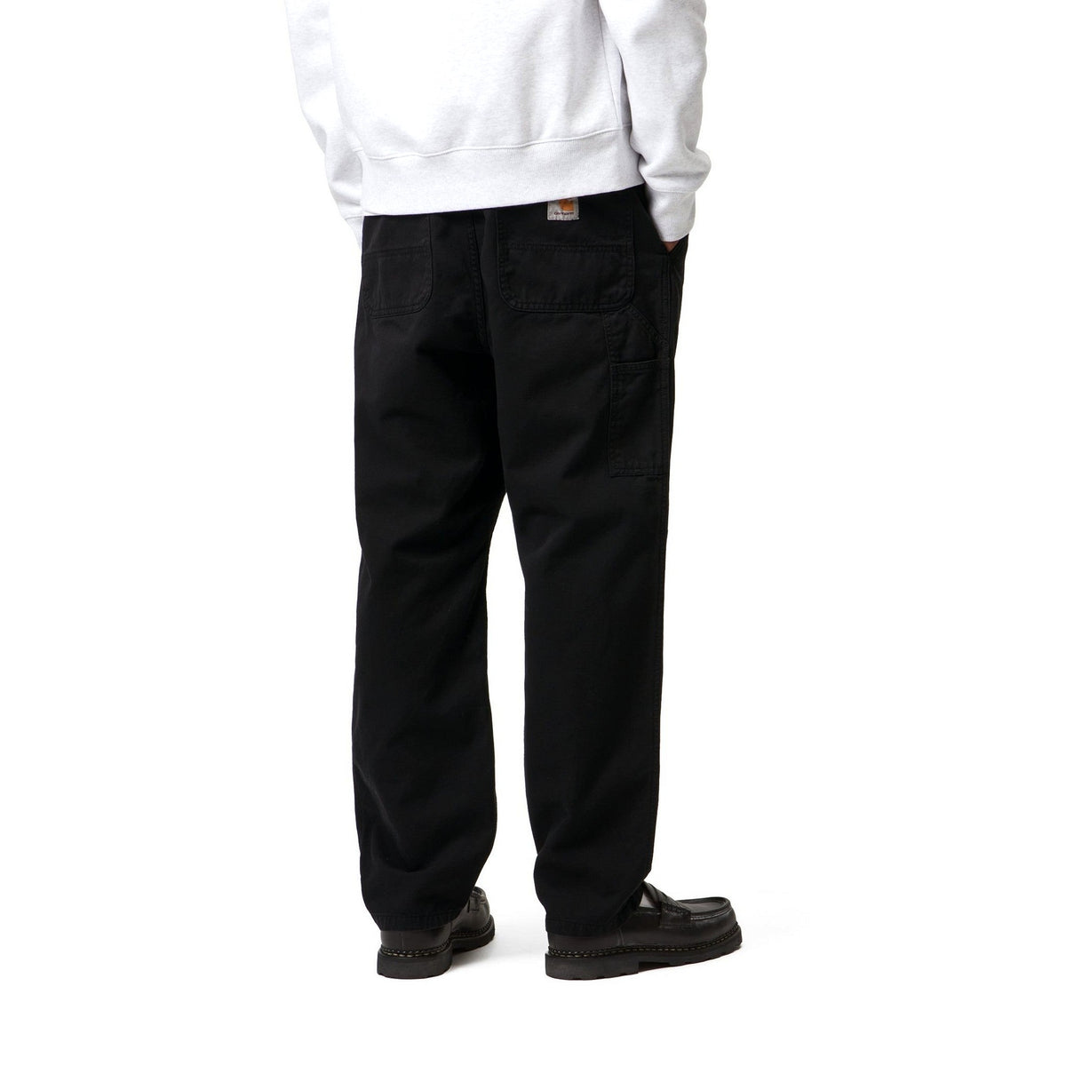 Carhartt WIP Flint Pant Black, Garment dyed