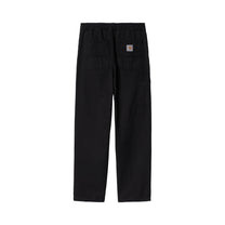 Carhartt WIP Flint Pant Black, Garment dyed