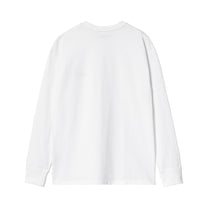 Carhartt WIP L/S American Script T-Shirt White