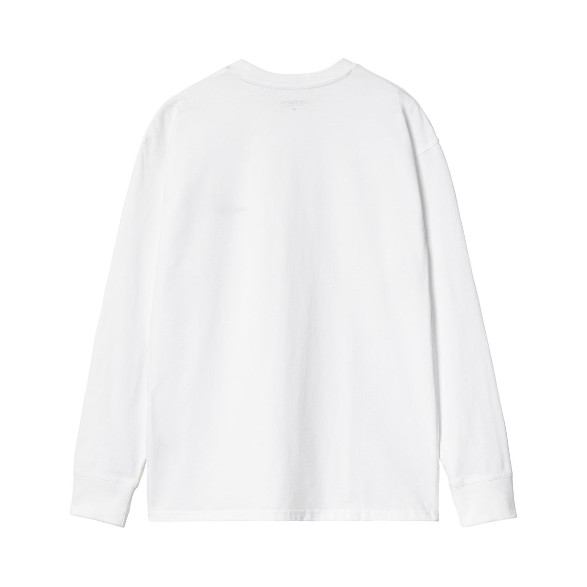 Carhartt WIP L/S American Script T-Shirt White