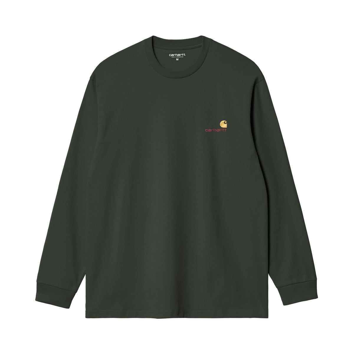 Carhartt WIP L/S American Script T-Shirt Raven