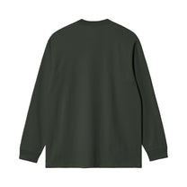 Carhartt WIP L/S American Script T-Shirt Raven