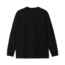 Carhartt WIP L/S American Script T-Shirt Black