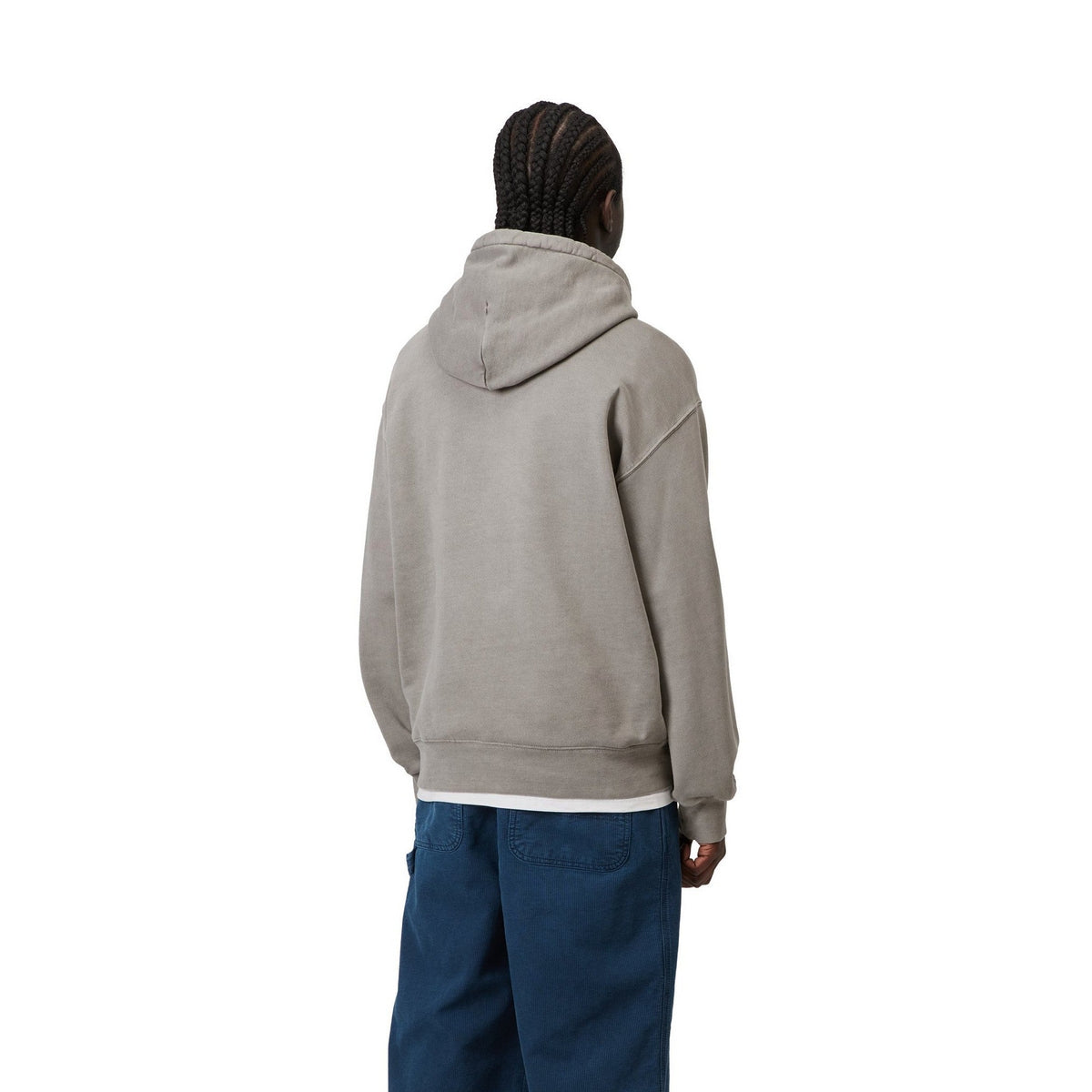 Carhartt WIP Hooded Nelson Sweatshirt Yosemite, Garment dyed