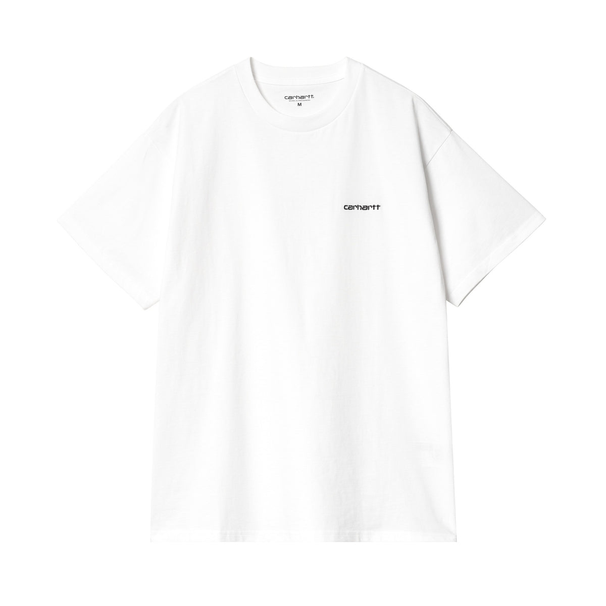 Carhartt WIP S/S Script Embroidery T-Shirt White / Black