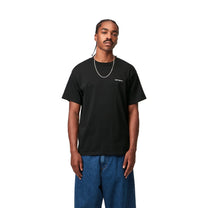 Carhartt WIP S/S Script Embroidery T-Shirt Black / White
