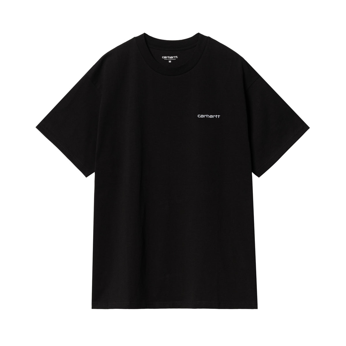 Carhartt WIP S/S Script Embroidery T-Shirt Black / White