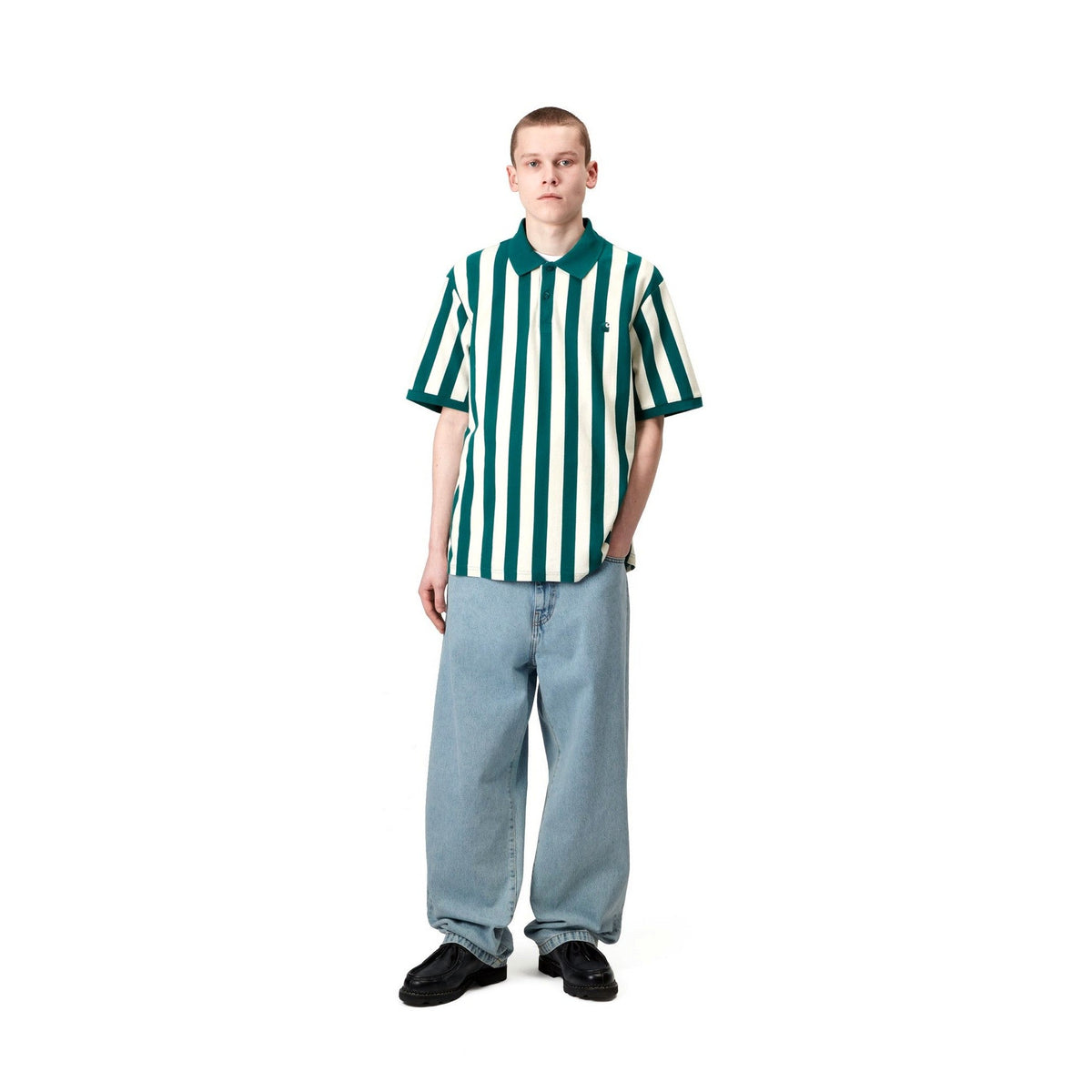 Carhartt WIP Landon Pant Blue, Bleached