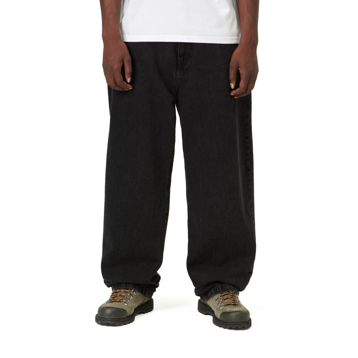 Carhartt WIP Landon Pant 'Robertson' Denim Black, Stone washed