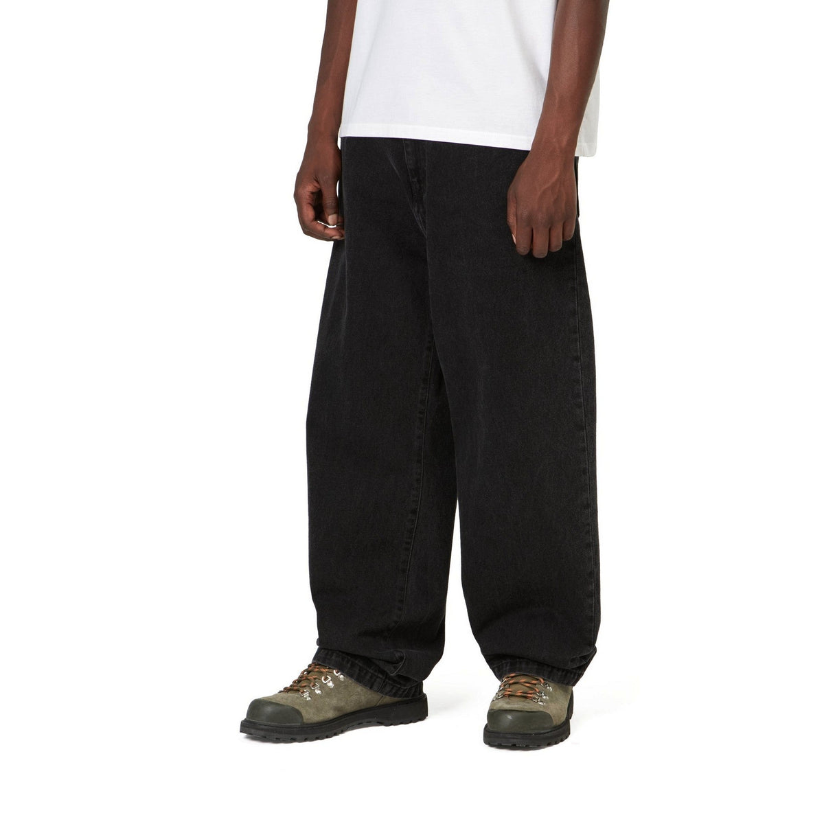 Carhartt WIP Landon Pant 'Robertson' Denim Black, Stone washed