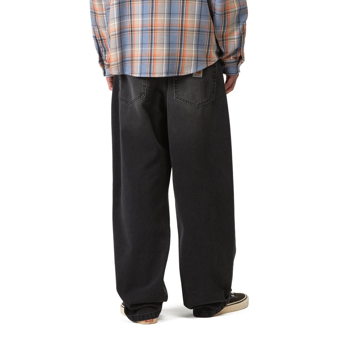 Carhartt WIP Landon Pant Black, Worn bleached