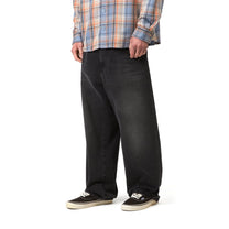 Carhartt WIP Landon Pant Black, Worn bleached