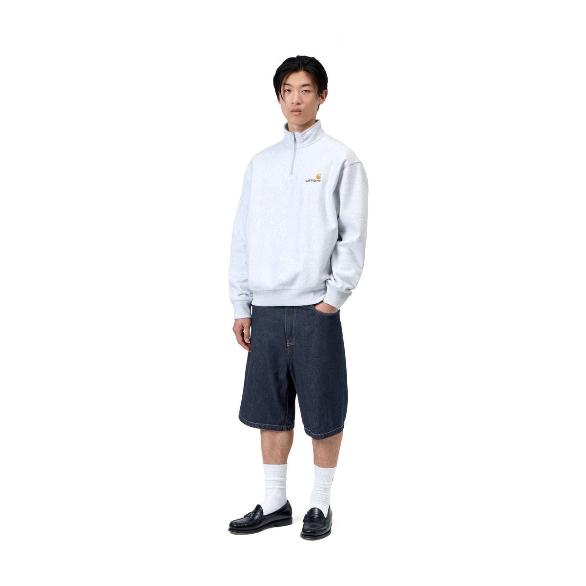 Carhartt WIP Landon Short Blue, Rinsed