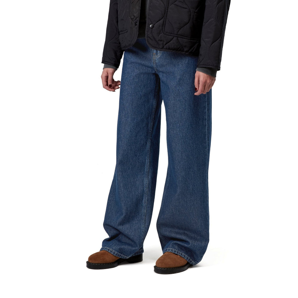 Carhartt WIP Women's Jane Pant Blue, Stone washed