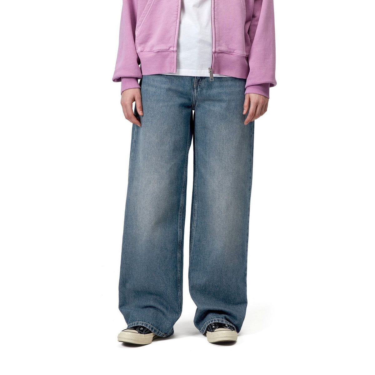 Carhartt WIP Women's Jane Pant Blue, Dark used wash