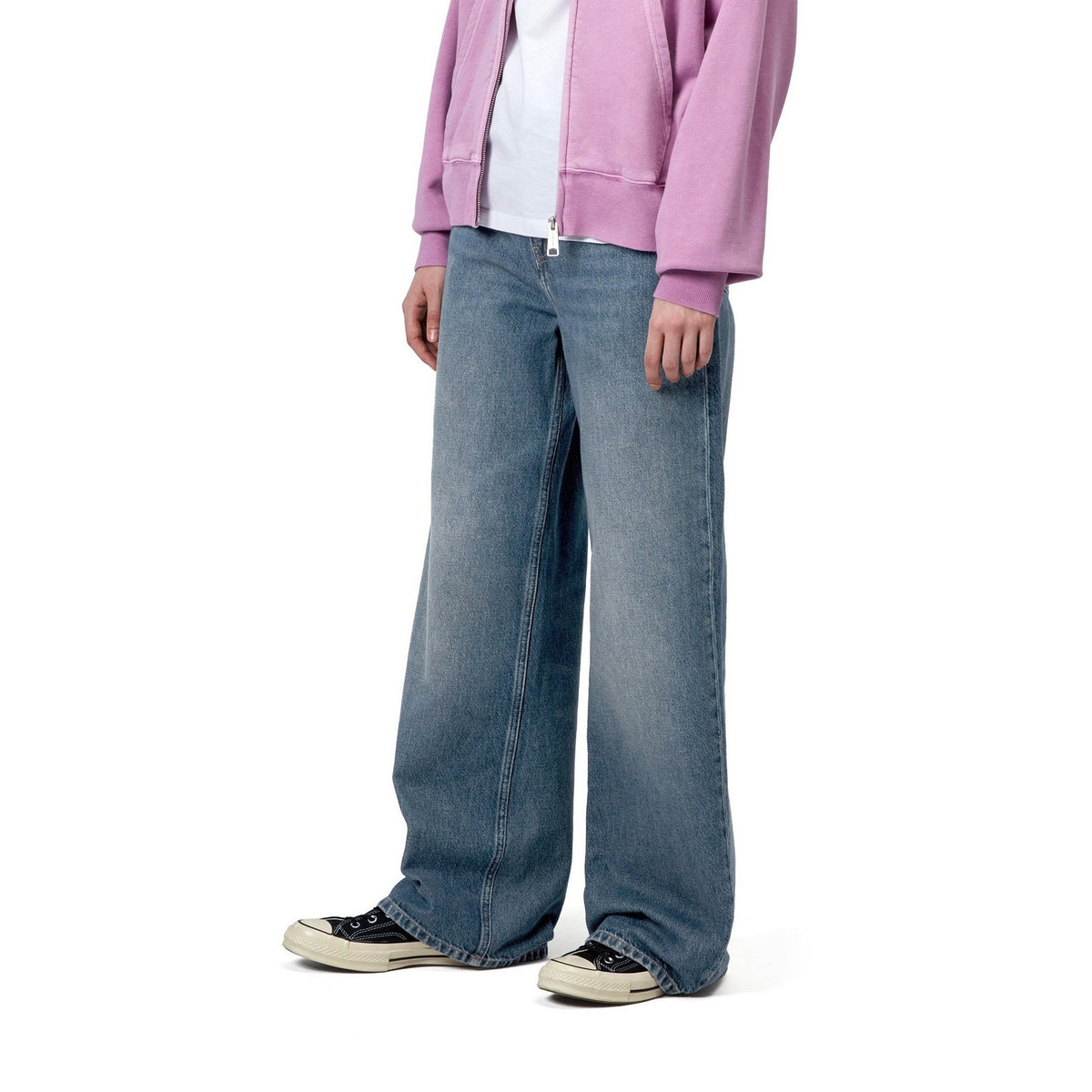 Carhartt WIP Women's Jane Pant Blue, Dark used wash