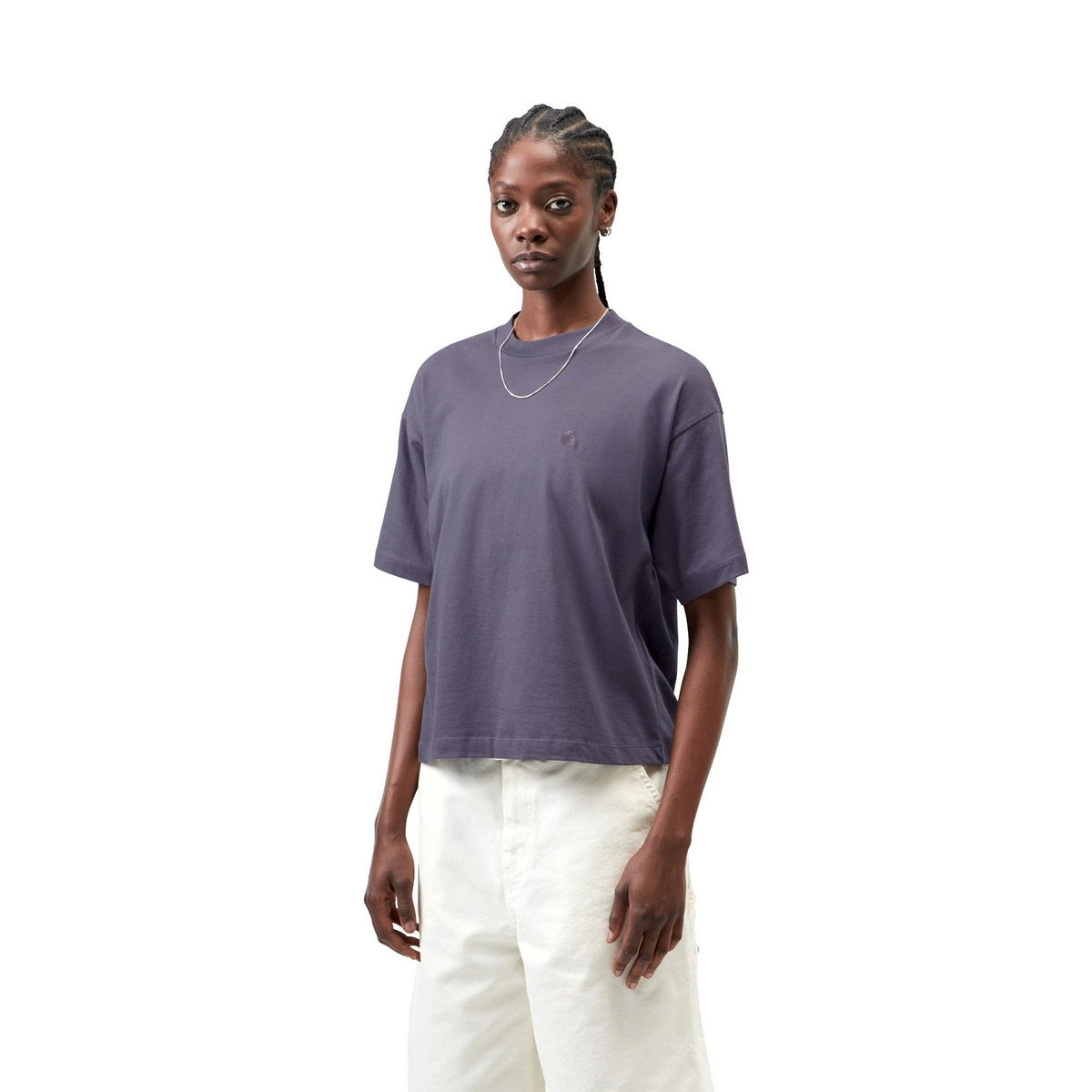 Carhartt WIP Women's S/S Chester T-Shirt Shady Purple