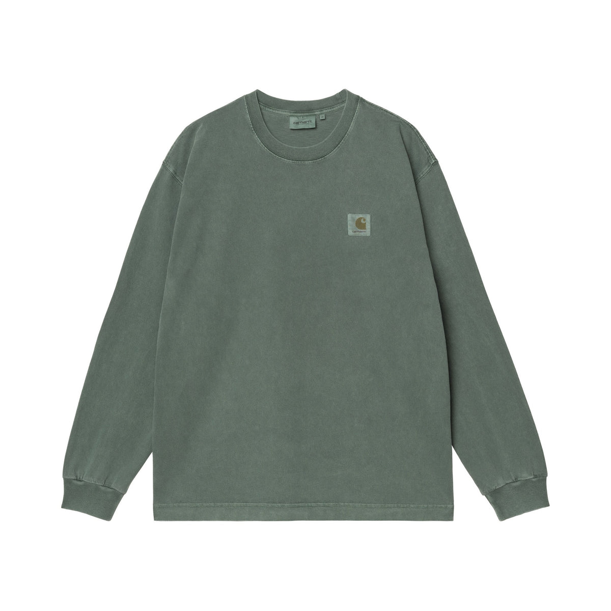 Carhartt WIP L/S Vista T-Shirt Dark Scarab, Garment dyed