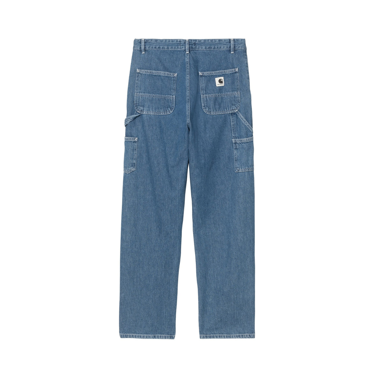 Carhartt WIP Women's Pierce Pant Straight Blue, Stone washed