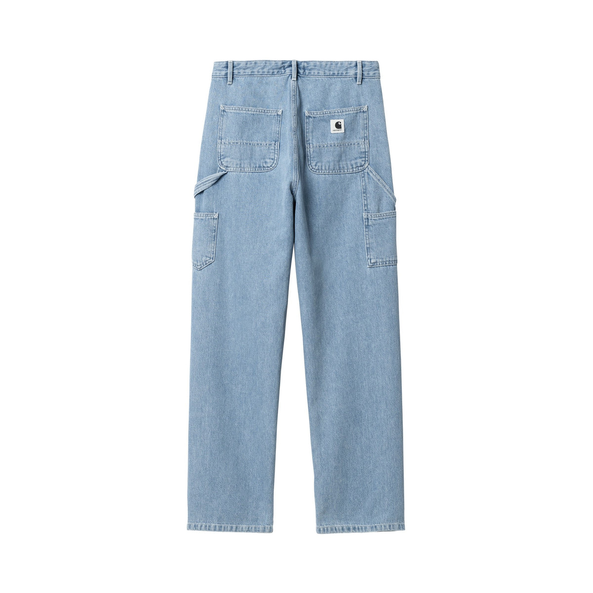 Carhartt WIP Women's Pierce Pant Straight Blue, Stone bleached