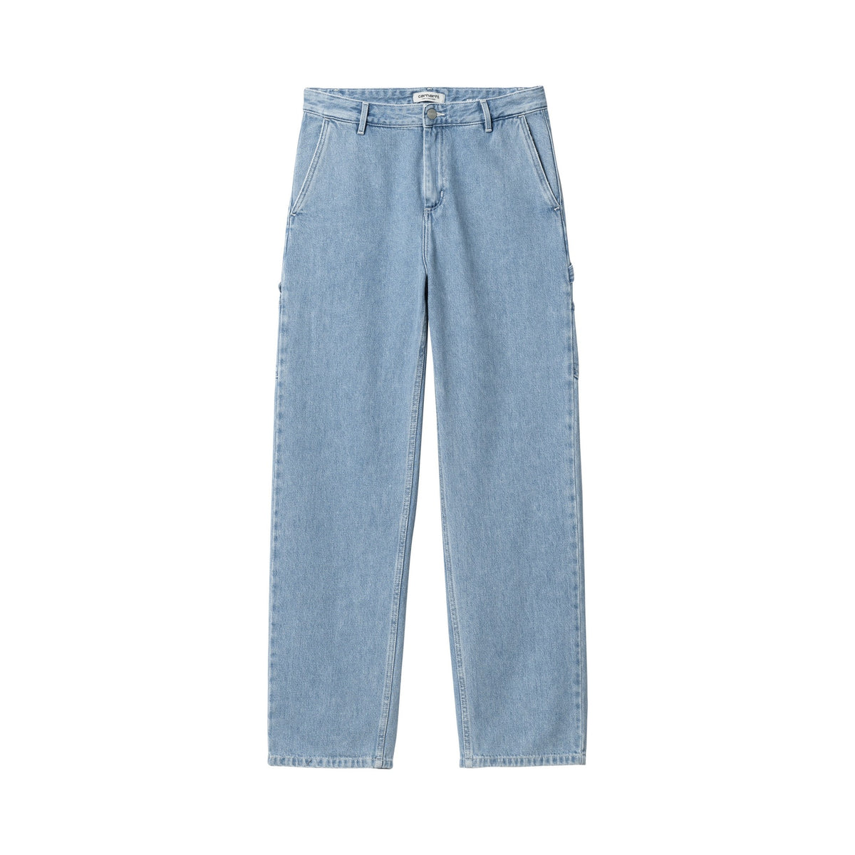 Carhartt WIP Women's Pierce Pant Straight Blue, Stone bleached