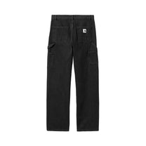 Carhartt WIP Women's Pierce Pant Straight Black, Stone washed