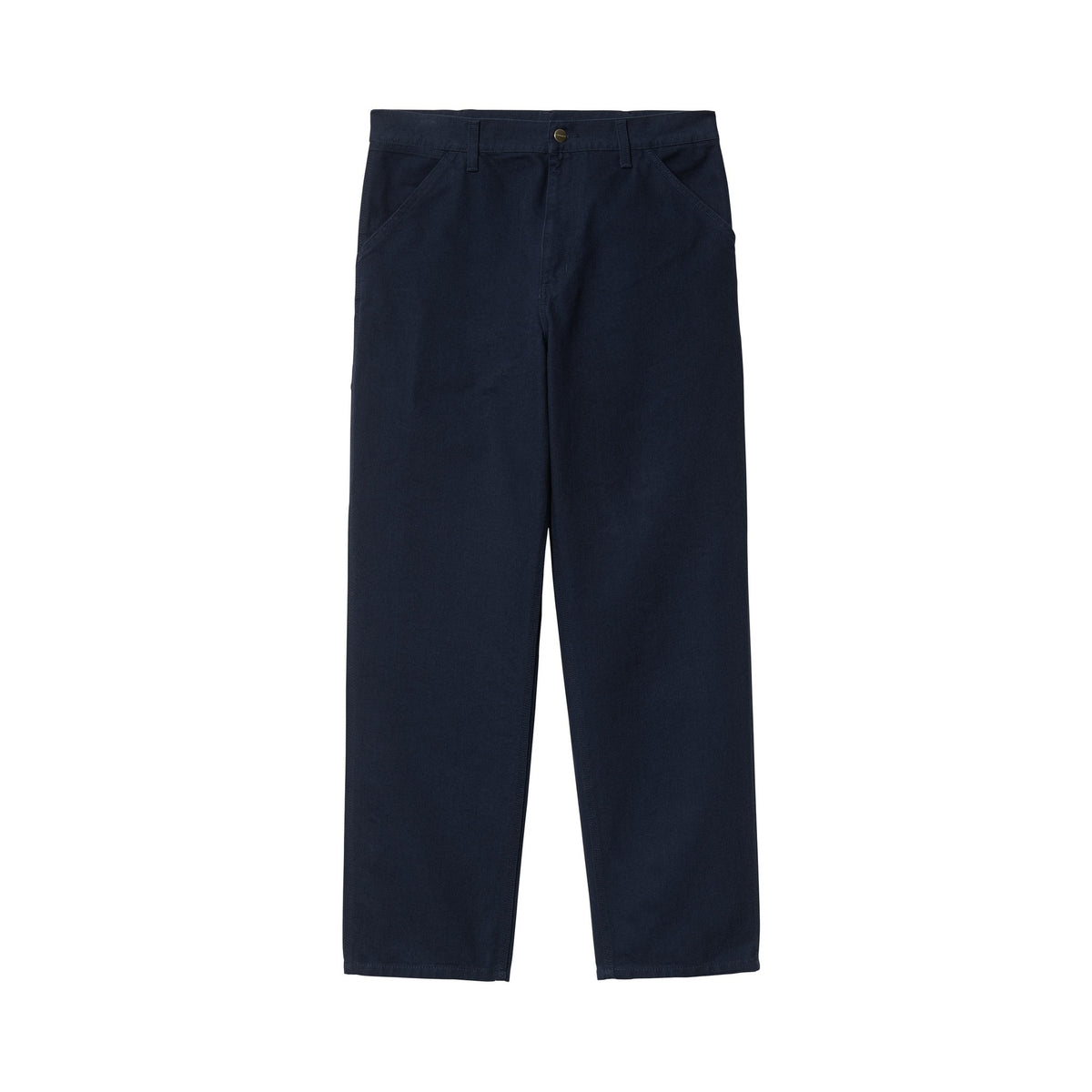 Carhartt WIP Single Knee Pant 'Dearborn' Canvas Dark Navy, Rinsed
