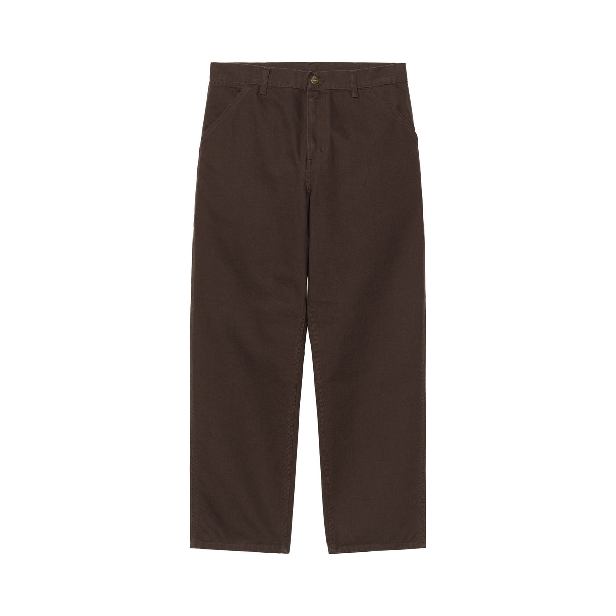 Carhartt WIP Single Knee Pant Tobacco, Rinsed