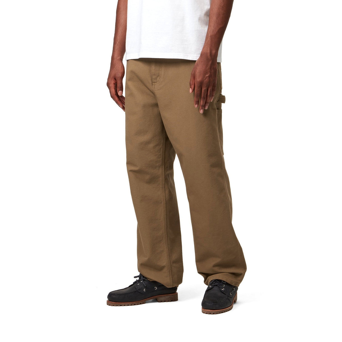 Carhartt WIP Single Knee Pant Hamilton Brown, Rinsed