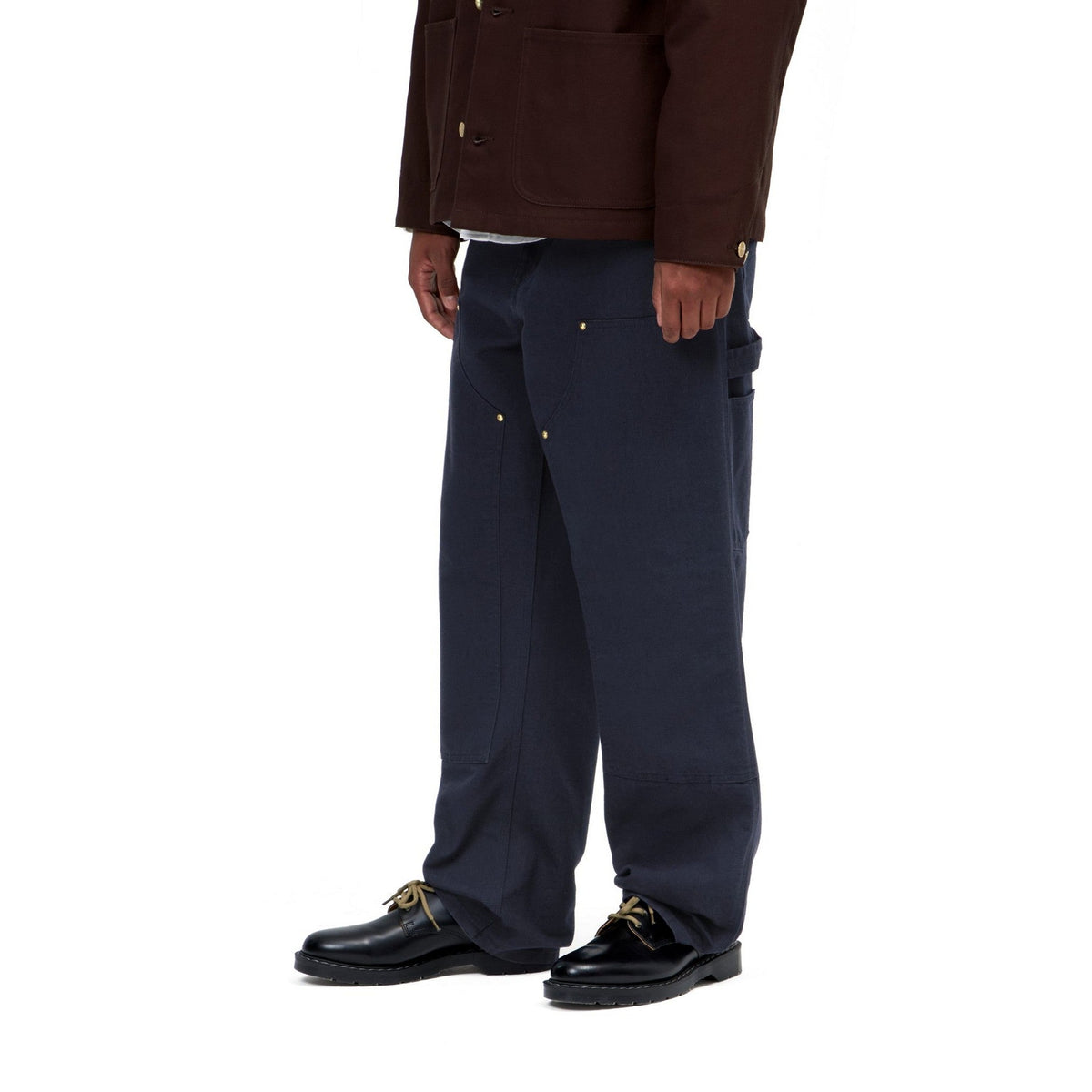 Carhartt WIP Double Knee Pant Dark Navy, Rinsed