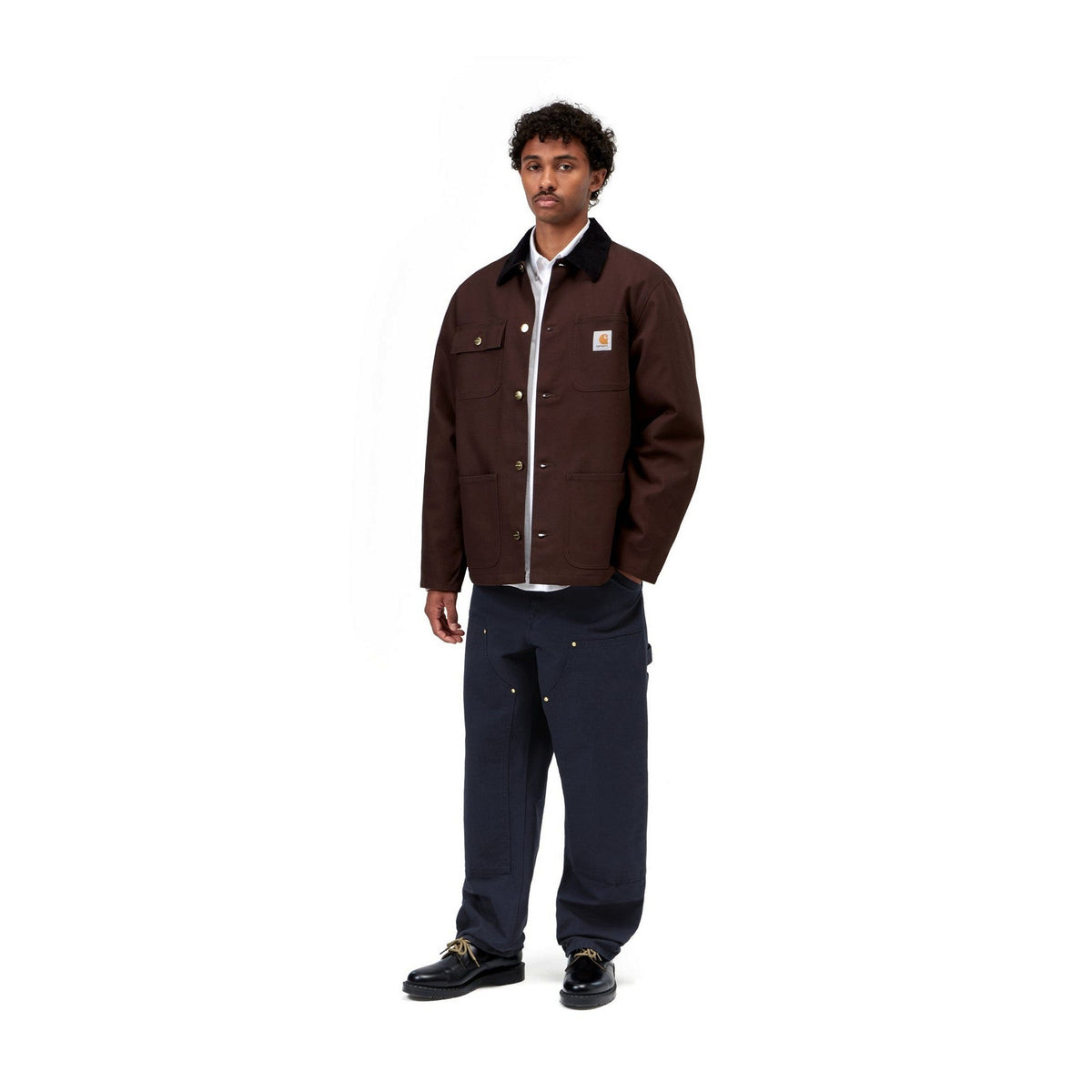 Carhartt WIP Double Knee Pant Dark Navy, Rinsed