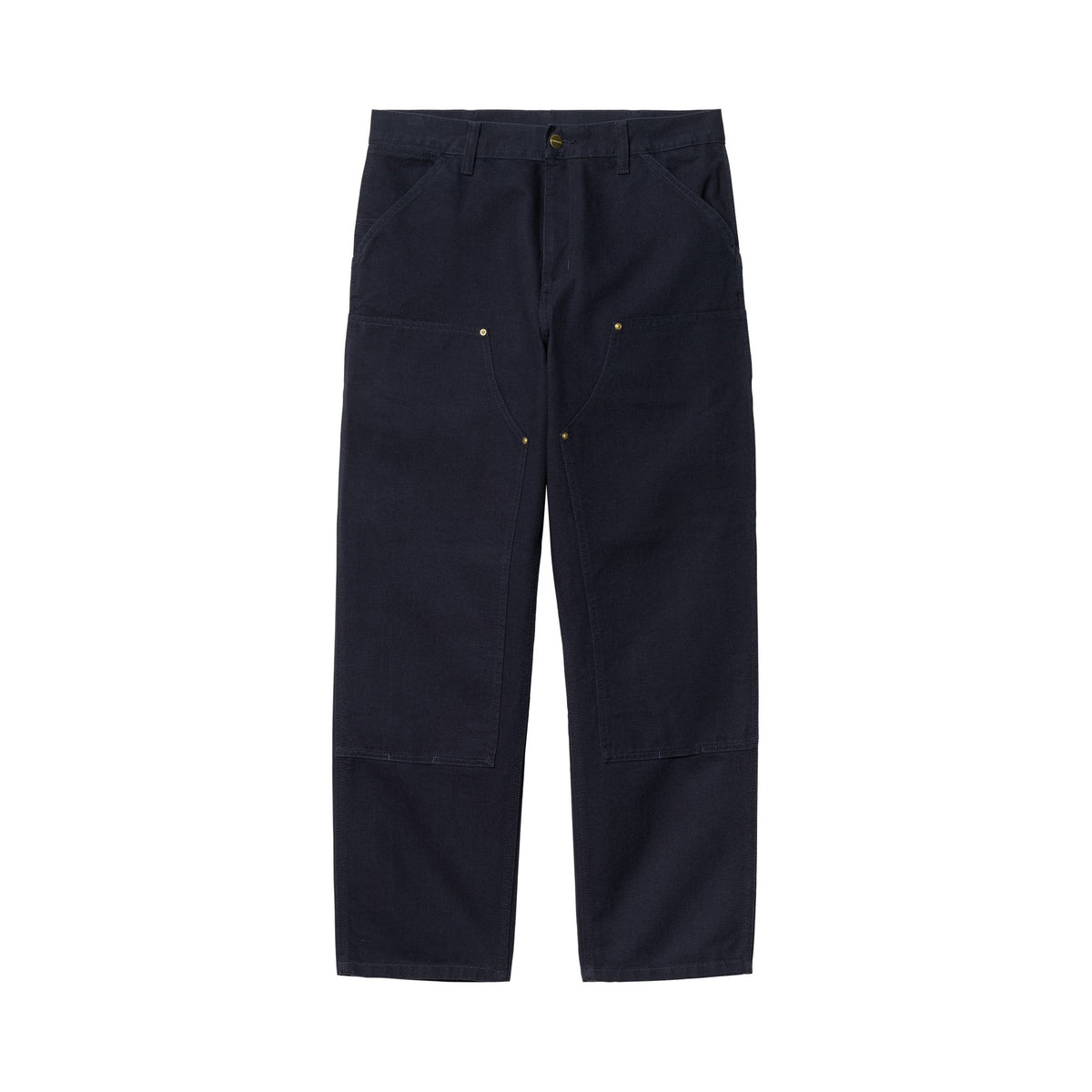 Carhartt WIP Double Knee Pant Dark Navy, Rinsed