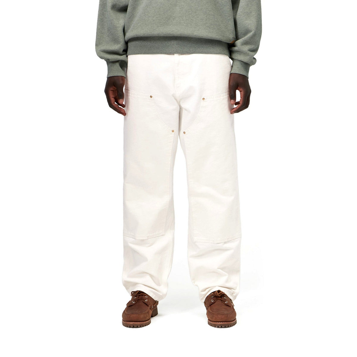 Carhartt WIP Double Knee Pant Wax, Rinsed