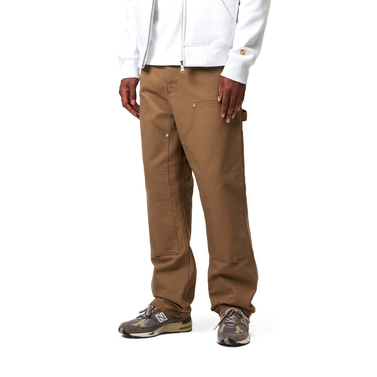 Carhartt WIP Double Knee Pant Hamilton Brown, Rinsed