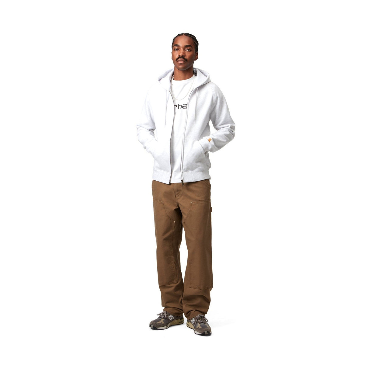 Carhartt WIP Double Knee Pant Hamilton Brown, Rinsed