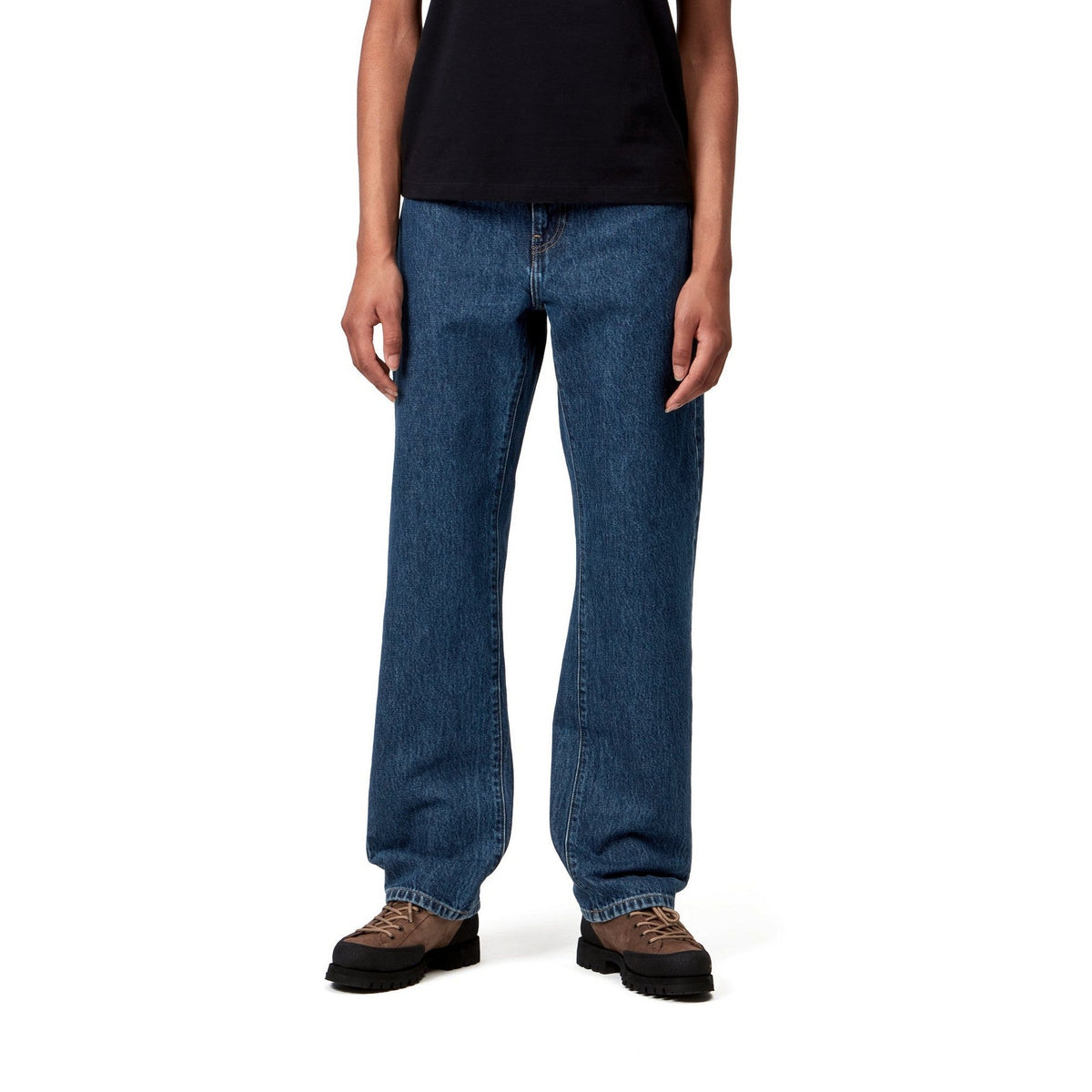 Carhartt WIP Women's Noxon Pant Blue, Stone washed