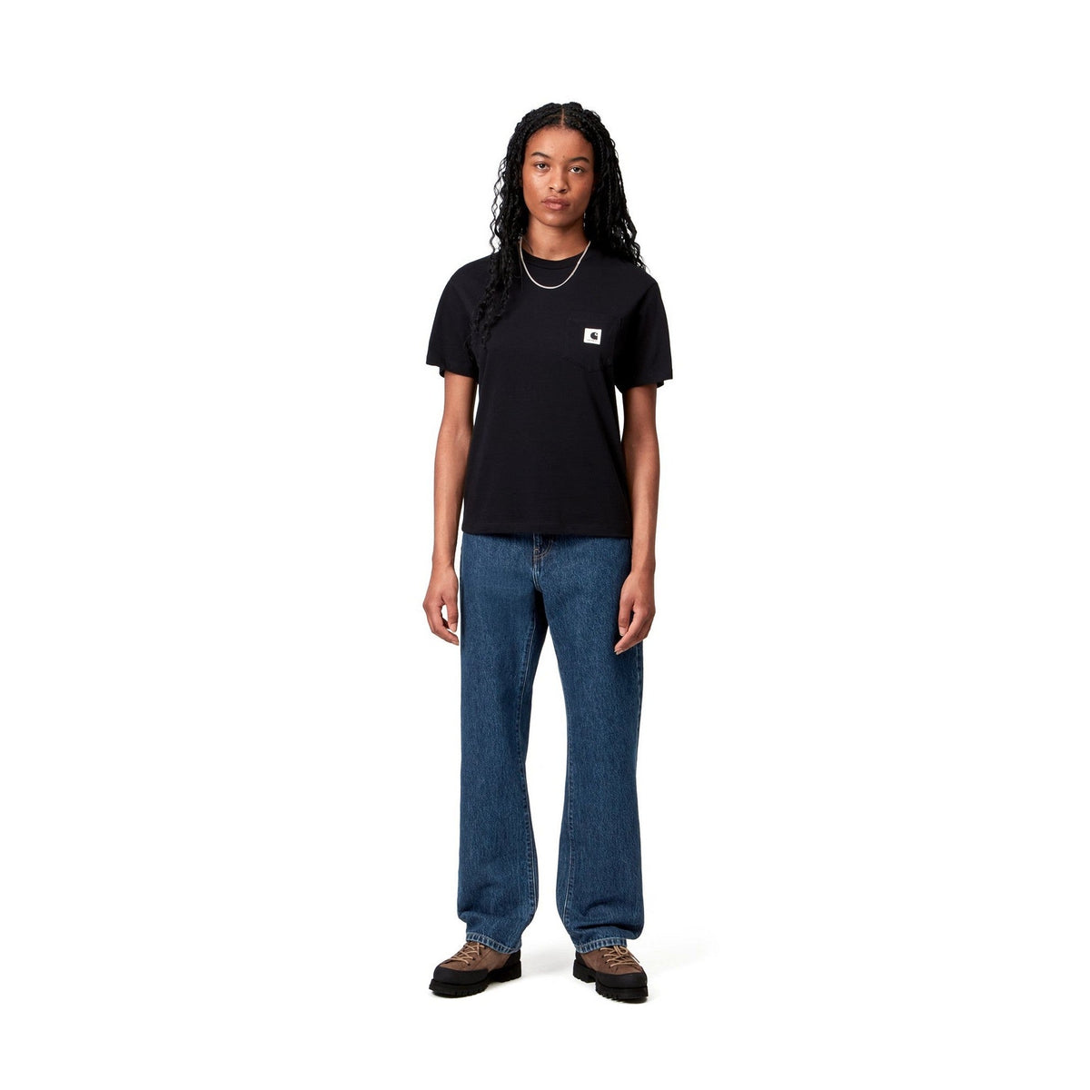 Carhartt WIP Women's Noxon Pant Blue, Stone washed