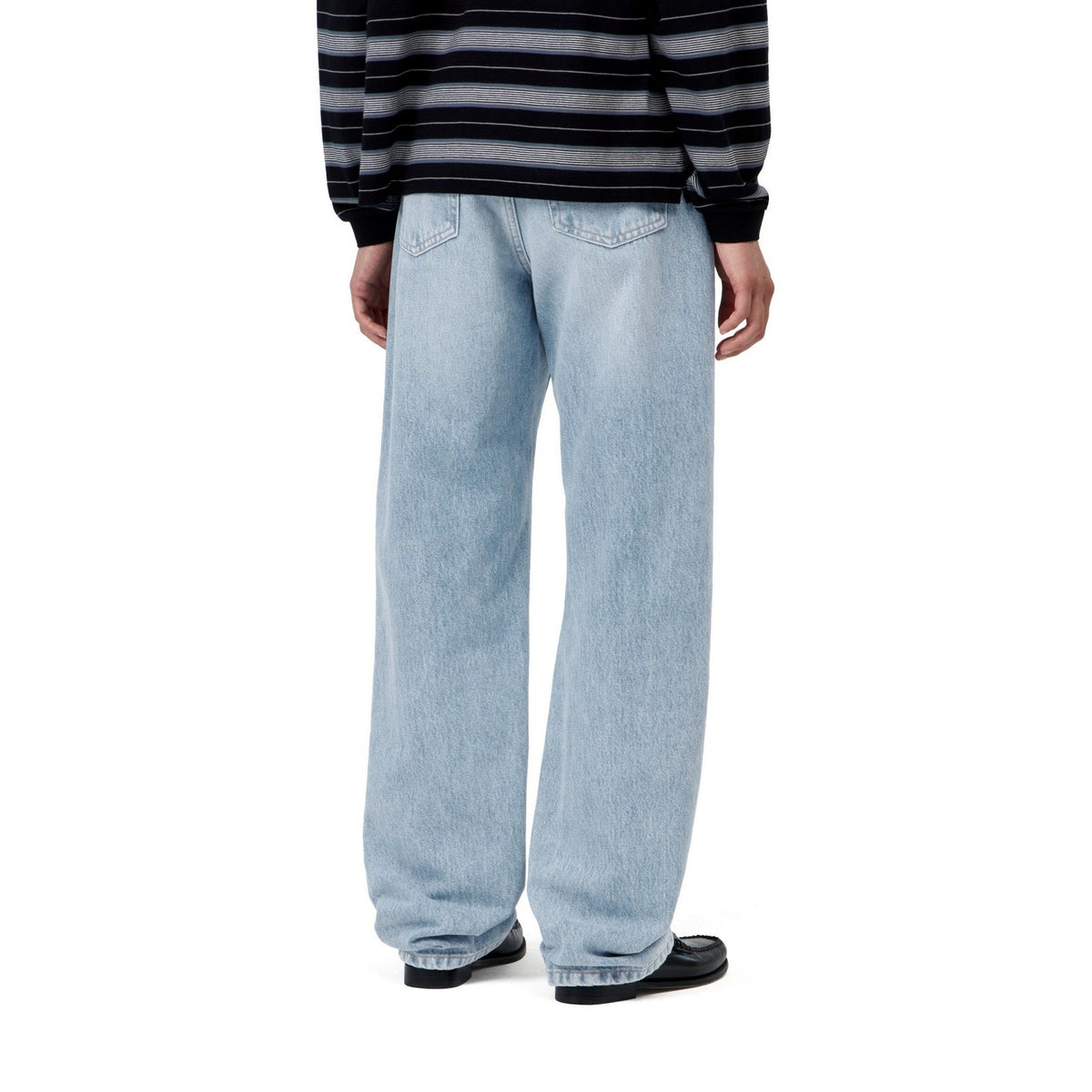 Carhartt WIP Women's Noxon Pant Blue, Heavy worn bleached