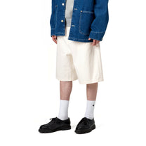 Carhartt WIP Brandon Short White, Rinsed