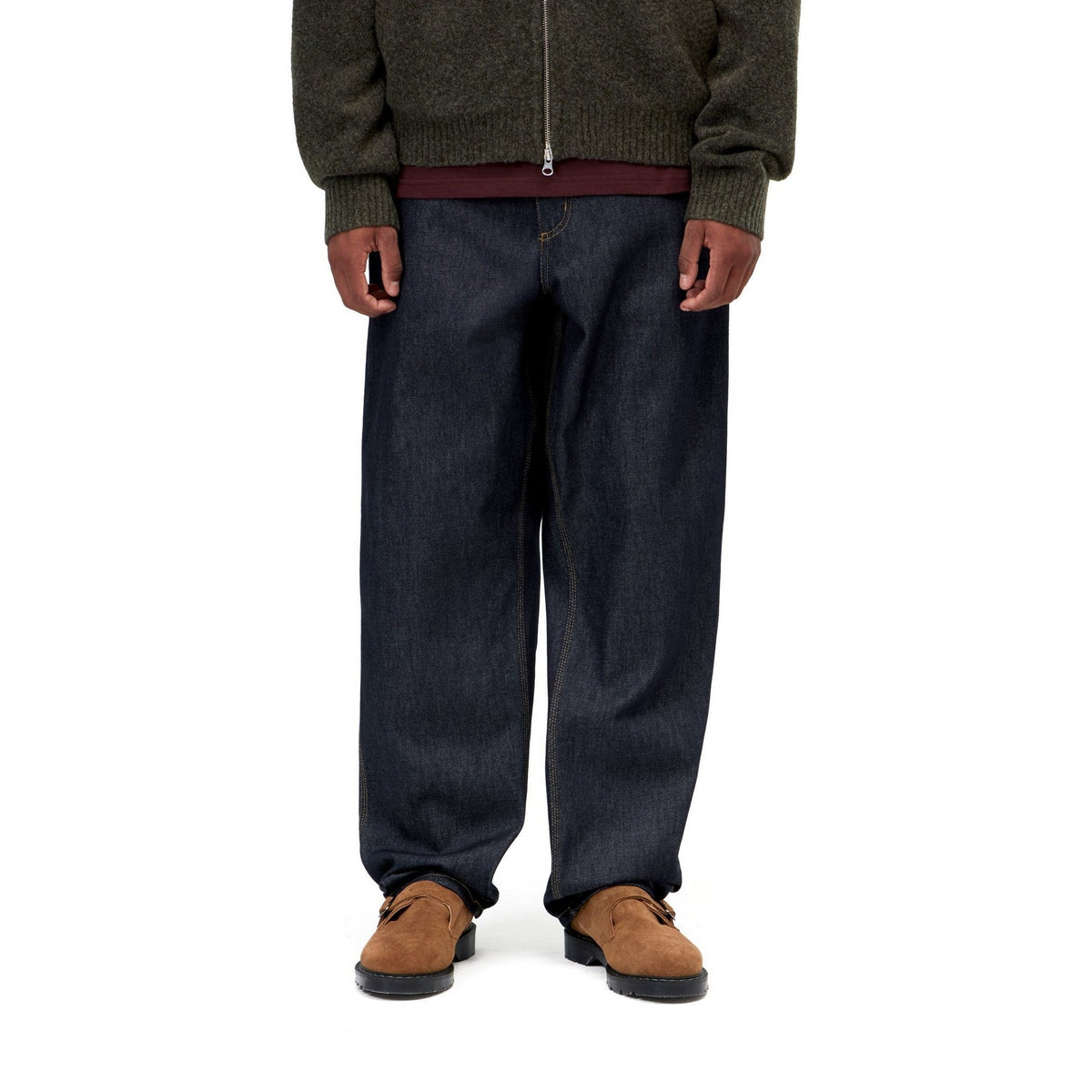 Carhartt WIP Single Knee Pant Blue, Rigid