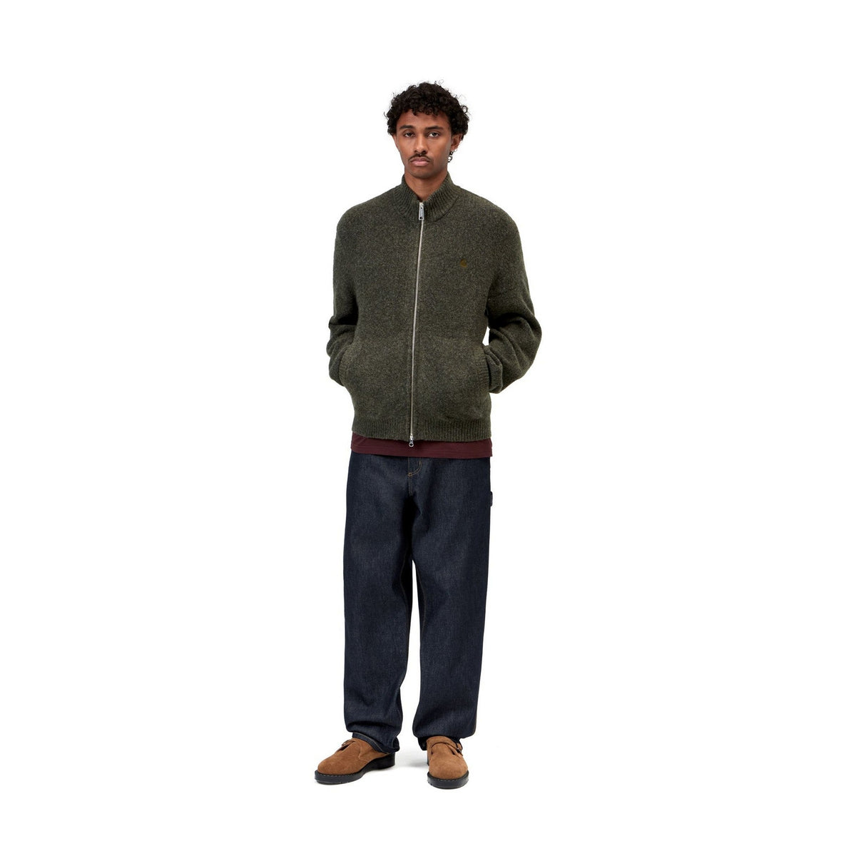 Carhartt WIP Single Knee Pant Blue, Rigid