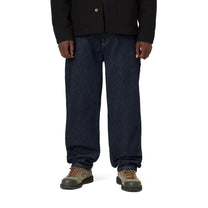 Carhartt WIP Single Knee Pant Blue, Rinsed